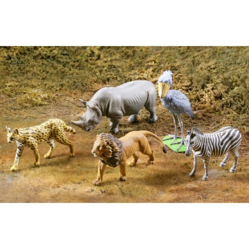リカプセルQミュージアム「WILD RUSH 真・世界動物誌Ⅰ -アフリカ・サバンナ編-」 1BOX12個入り