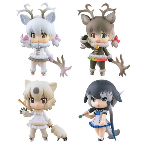 Miniq けものフレンズデフォルメ立体図鑑 かぷせるフレンズ 北極圏編 1box8個入り 公式 海洋堂オンラインストア