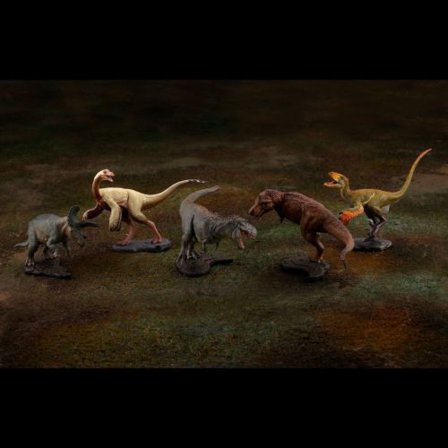 [送料無料] miniQ 恐竜発掘紀10 最強ハンター列伝 白亜紀北米編 (1BOX6個入り)(22年8月発売)