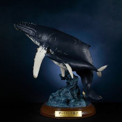 新品！　海洋堂　セミクジラ親子Natu